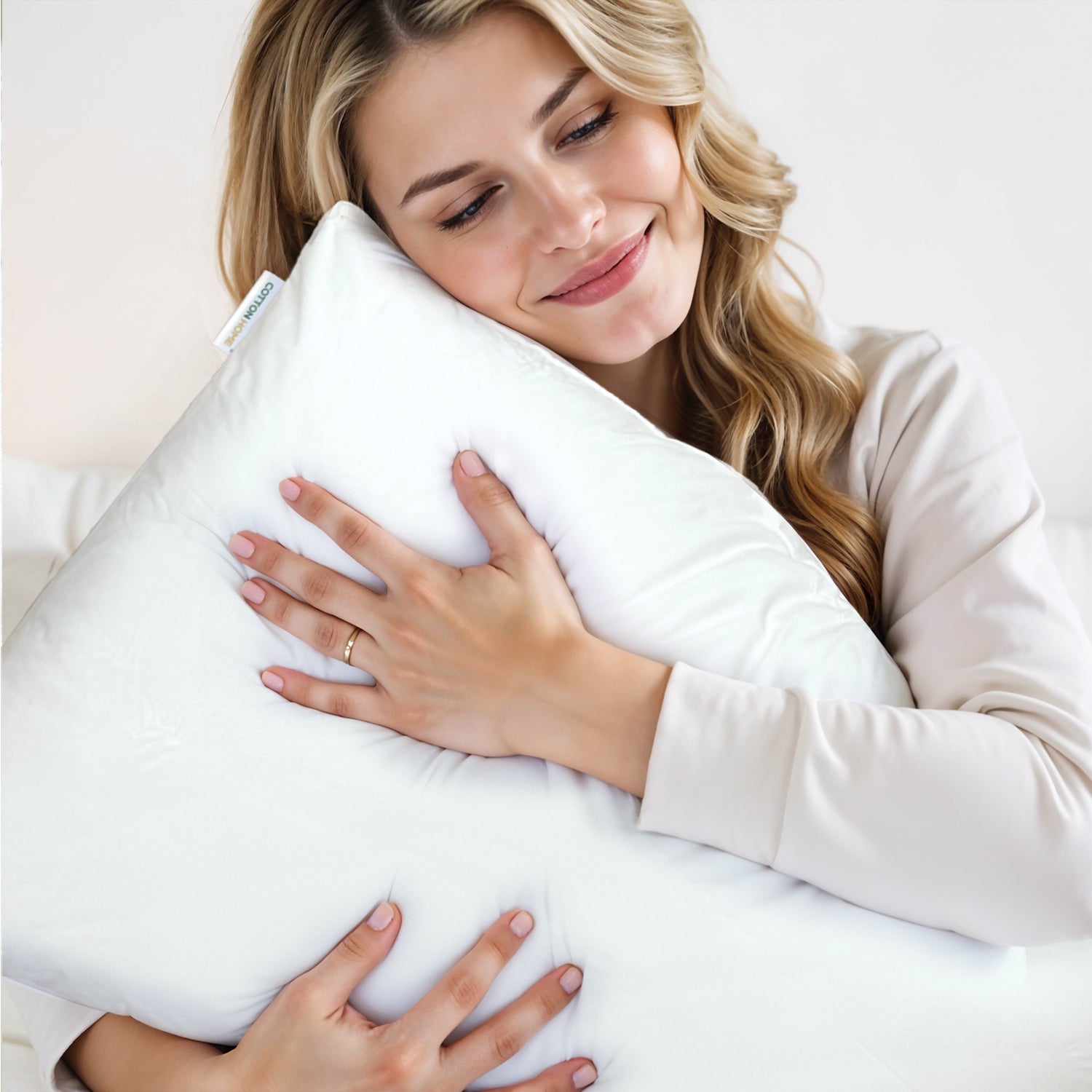 PU Laminated Waterproof Pillow Protector 50 X 75 CM - 2 Piece, White