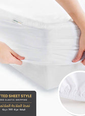 PU Laminated Waterproof Mattress Protector 120x200+35cm with Deep Pocket