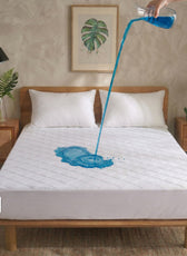 Quilted Thickened Waterproof Single Mattress Protector - 90x190+30cm