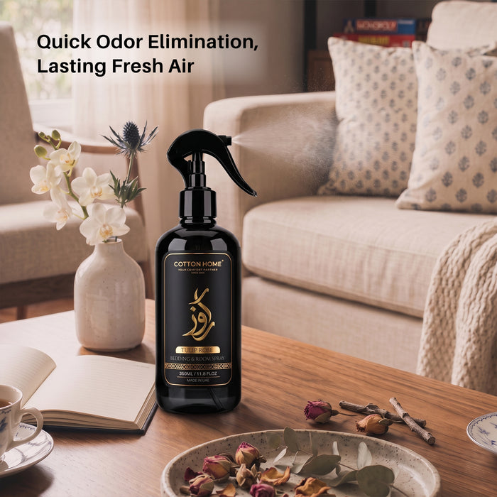 Rose Home Fragrance – Dual-Use Air & Fabric Freshener (350ml)