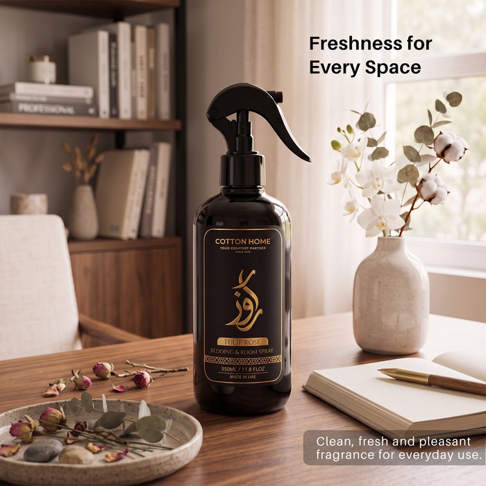Rose Home Fragrance – Dual-Use Air & Fabric Freshener (350ml)