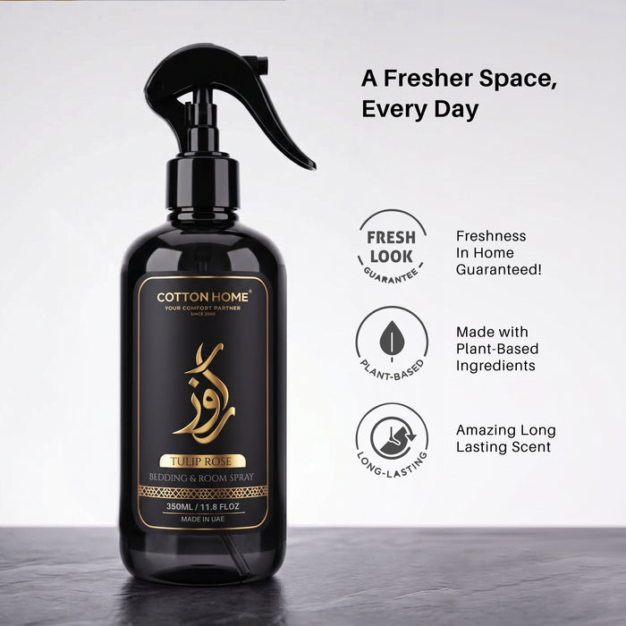 Rose Home Fragrance – Dual-Use Air & Fabric Freshener (350ml)