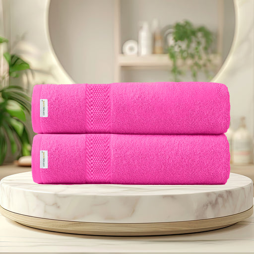 Cotton Bath Towel Pack of 2 Soft Feel, Quick Dry, Highly Absorbent Durable Towels - Cotton Home