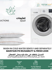 Royal Angler Side Sleeper Premium High Quality Luxury Egyptian Cotton Pillow 50x75cm Suitable with Gold Piping for Durability - Cotton Home