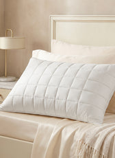 Sapphire Quilted Premium Cotton Pillow with Down Alternative filling 50x75 cm