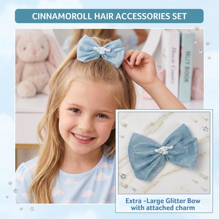 Cinnamoroll Theme Hair Accessories Set Pack of 6 Sky Blue