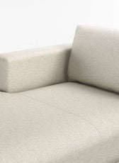 Tidal Double Chaise Fabric Sectional Sofa  Luxury Seating by Cotton Home - Cotton Home