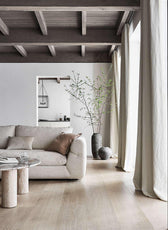 Italian Pearl Design 2-Seater Sofa – Elegant Pearl Fabric Upholstery, Premium Comfort & Style - Cotton Home