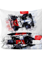 Kids Duvet Cover Set 3 Pcs - Sports Car Print | 135x220cm | Microfiber | Cotton Home - Cotton Home