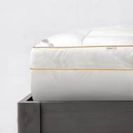 Royal Angler Mattress Topper 200X200 Premium Cotton 300TC with Fitted Sheet Style