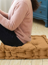 Serenity Velvet Multipurpose Seat Cushion 40x40cm  Pack of 2  Square Shape Seating - Cotton Home