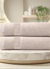 Cotton Bath Towel Pack of 2 Soft Feel, Quick Dry, Highly Absorbent Durable Towels - Cotton Home