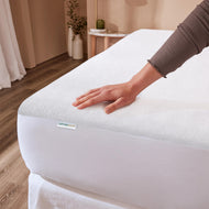 Terry Waterproof Mattress Protector 90x200+30cm with Deep Pocket
