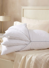 Triton Premium Cotton Three-in-One Adjustable Layer Cotton Pillow with Down Alternative filling 50x75 cm