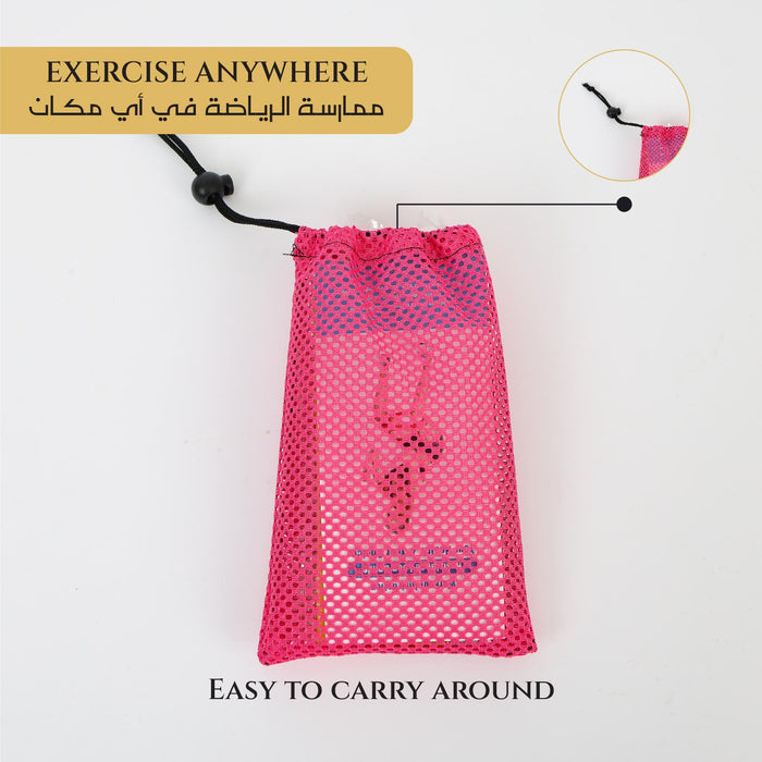 Exercise Resistance Bands Set – Pack of 5 Multi-Level Workout Loops for Strength & Flexibility