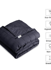 Premium Cotton Weighted Blanket with Glass Beed 6.8kg 150cm x 200cm Grey