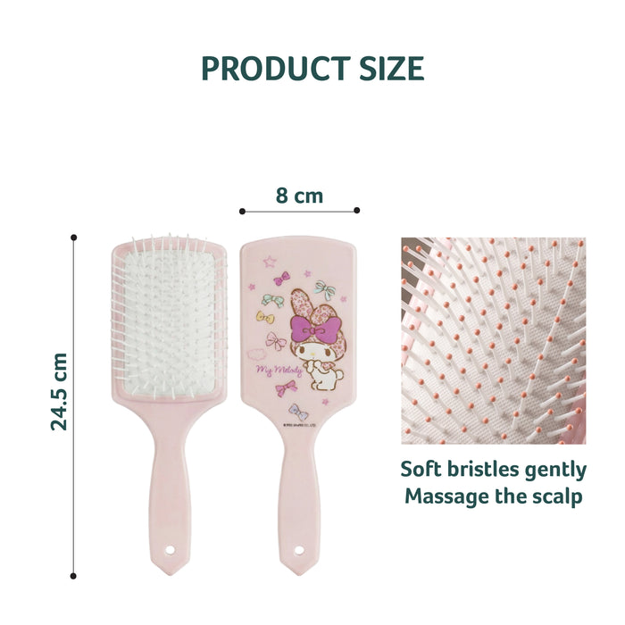 My Melody Hair Accessories Set Pack of 3 hair Brush and scrunchies set