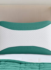 Aroma Eucalyptus Infused Ergonomic Memory Foam Pillow - Cotton Home