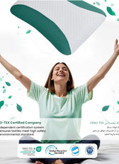 Aroma Eucalyptus Infused Ergonomic Memory Foam Pillow - Cotton Home