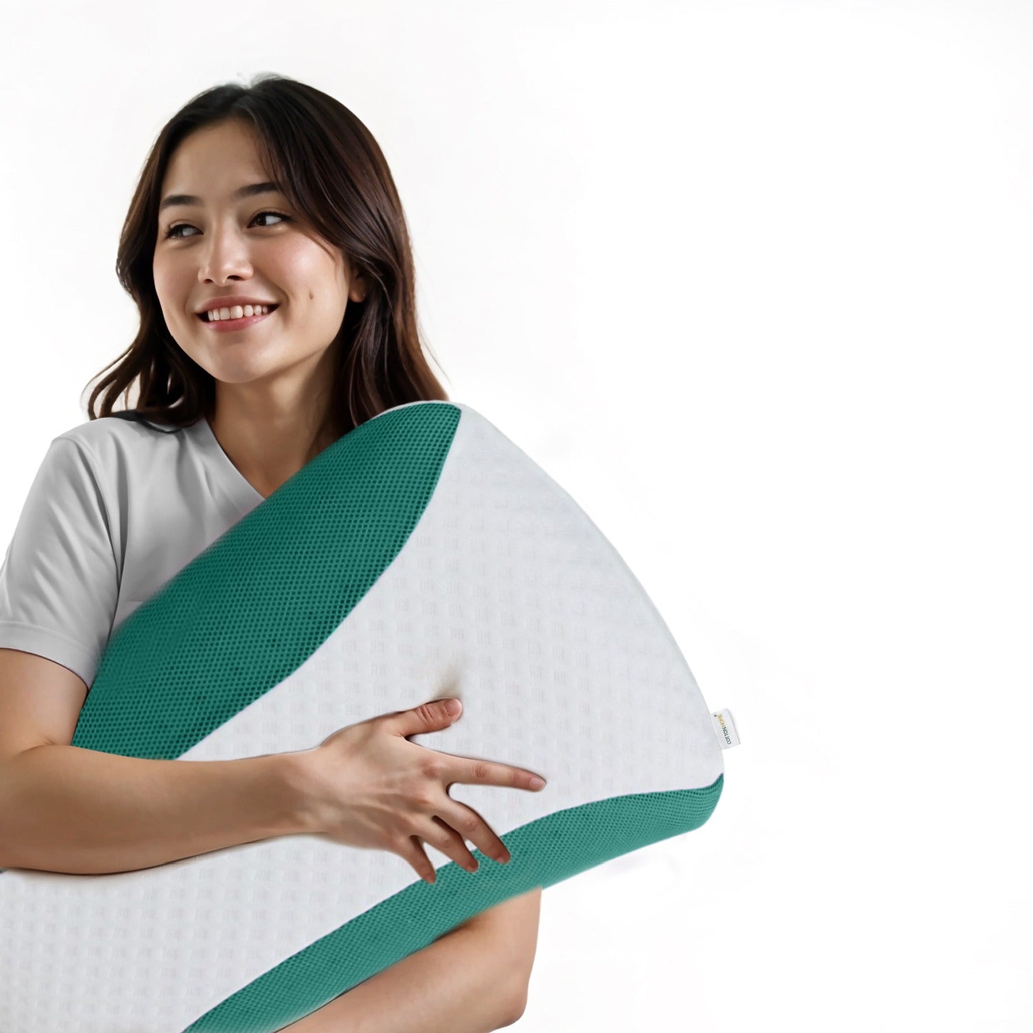 Aroma Eucalyptus Infused Ergonomic Memory Foam Pillow - Cotton Home