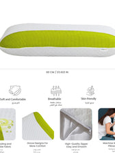 Aroma Aloe Vera Infused Ergonomic Memory Foam Pillow - Cotton Home