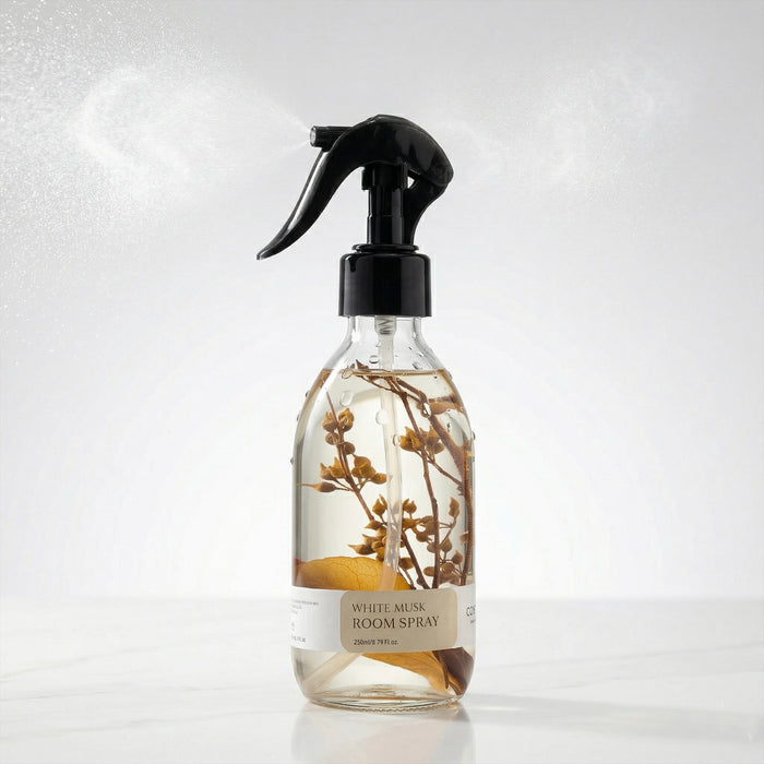 White Musk Home Fragrance – Dual-Use Air & Fabric Freshener (250ml)