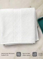 Cotton Face Towel 30x30 CM 12 Piece Set-Soft Feel, Quick Dry, Highly Absorbent Durable Towels