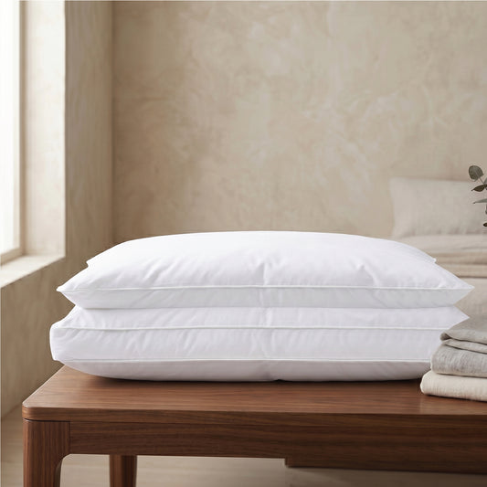 Woofie Premium Cotton Pillow–Ultra Soft Dual Layer Pillow 50×75+8 cm