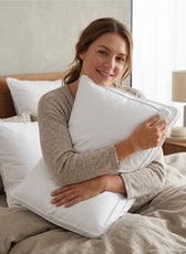 Woofie Premium Cotton Pillow–Ultra Soft Dual Layer Pillow 50×75+8 cm