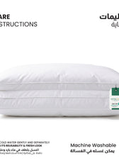 Woofie Premium Cotton Pillow–Ultra Soft Dual Layer Pillow 50×75+8 cm