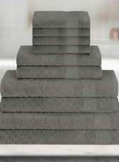 Cotton Towels 10 Piece Set-Soft Feel, Quick Dry, Highly Absorbent Durable Towels