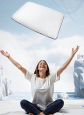 Ice Cool Gel Ergonomic Memory Foam Pillow - Cotton Home