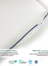 Ice Cool Gel Ergonomic Memory Foam Pillow - Cotton Home
