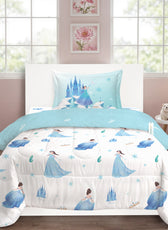 Premium Cotton 3PC Bedding Set Kids Comforter Set 135x220cm Snow Princess