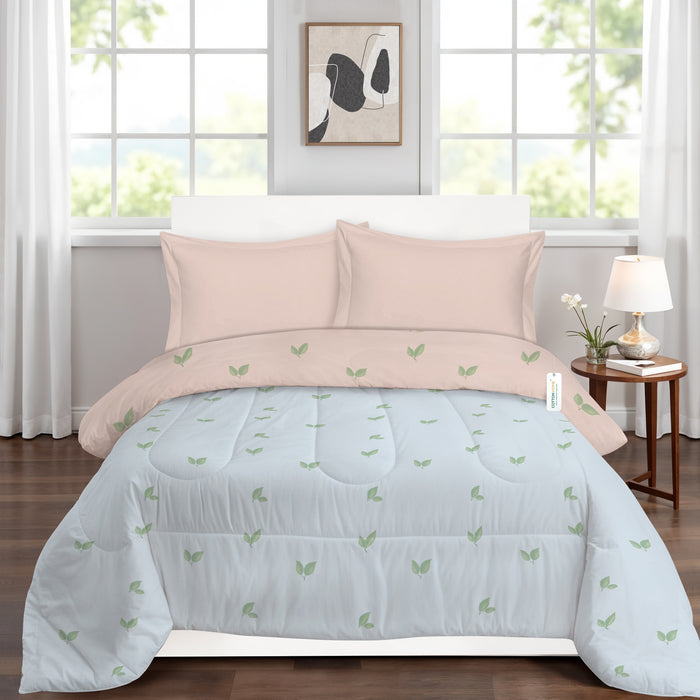 Back to School Essentials 4PC Premium Cotton Kids Bedding & Free Pencil Set Tropical
