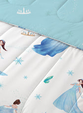 Premium Cotton 3PC Bedding Set Kids Comforter Set 135x220cm Snow Princess
