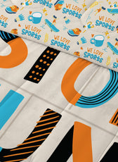 Premium Cotton 3PC Bedding Set Kids Comforter Set 135x220cm Non Stop Fun