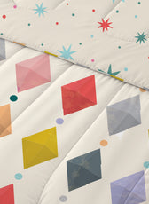 Premium Cotton 3PC Bedding Set Kids Comforter Set 135x220cm Little Gems