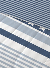 Premium Cotton 3PC Bedding Set Kids Comforter Set 135x220cm Cosmic Lines