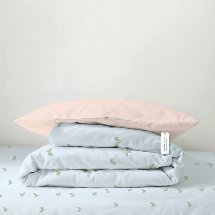 Back to School Essentials 4PC Premium Cotton Kids Bedding & Free Pencil Set Tropical