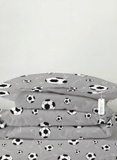 Premium Cotton 4PC Bedding Set Kids Comforter Set 160x220cm Soccer