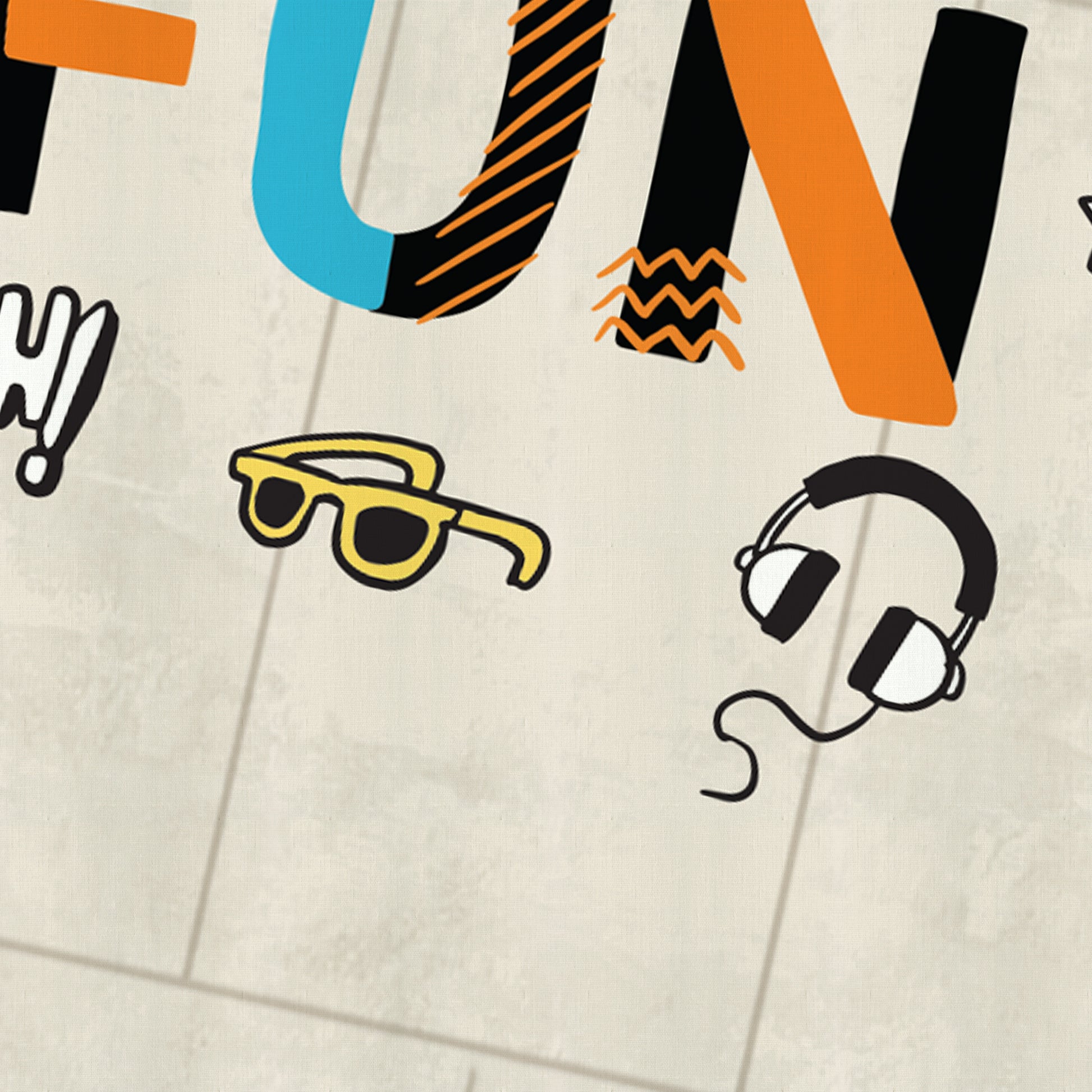 Premium Cotton 3PC Bedding Set Kids Comforter Set 135x220cm Non Stop Fun