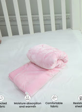 Ultra-Soft Embossed Baby Blanket – Lightweight, Cozy & Plush 140x110cm, Pink