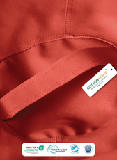 Kids Bean Bag Chair Premium PU Leather 50x80x80cm - Red