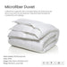 Four Seasons Hotel Bedding Duvet 220X240cm White - Cotton Home