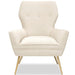 Paris Queen with Golden Brushed brass legs Chair - Cotton Home