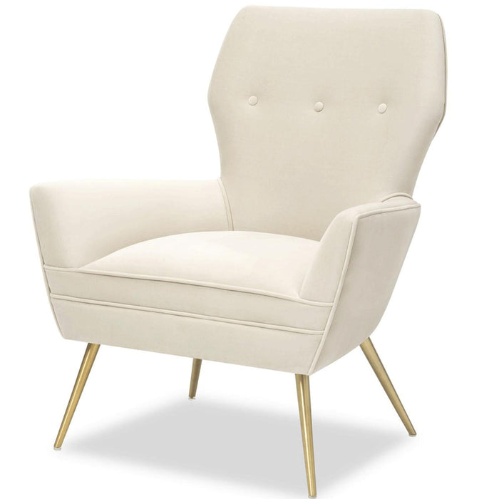 Paris Queen with Golden Brushed brass legs Chair - Cotton Home