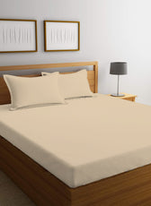 3 Piece Fitted Sheet Set Super Soft Phone Single Size 90x200+20cm with 2 Pillow Case - Cotton Home