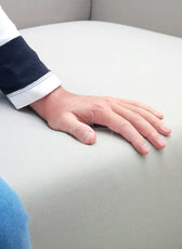 Solcian 3- Seater Chaise Longue Fabric Sofa L145cm x W197cm x H76cm Beige - Cotton Home