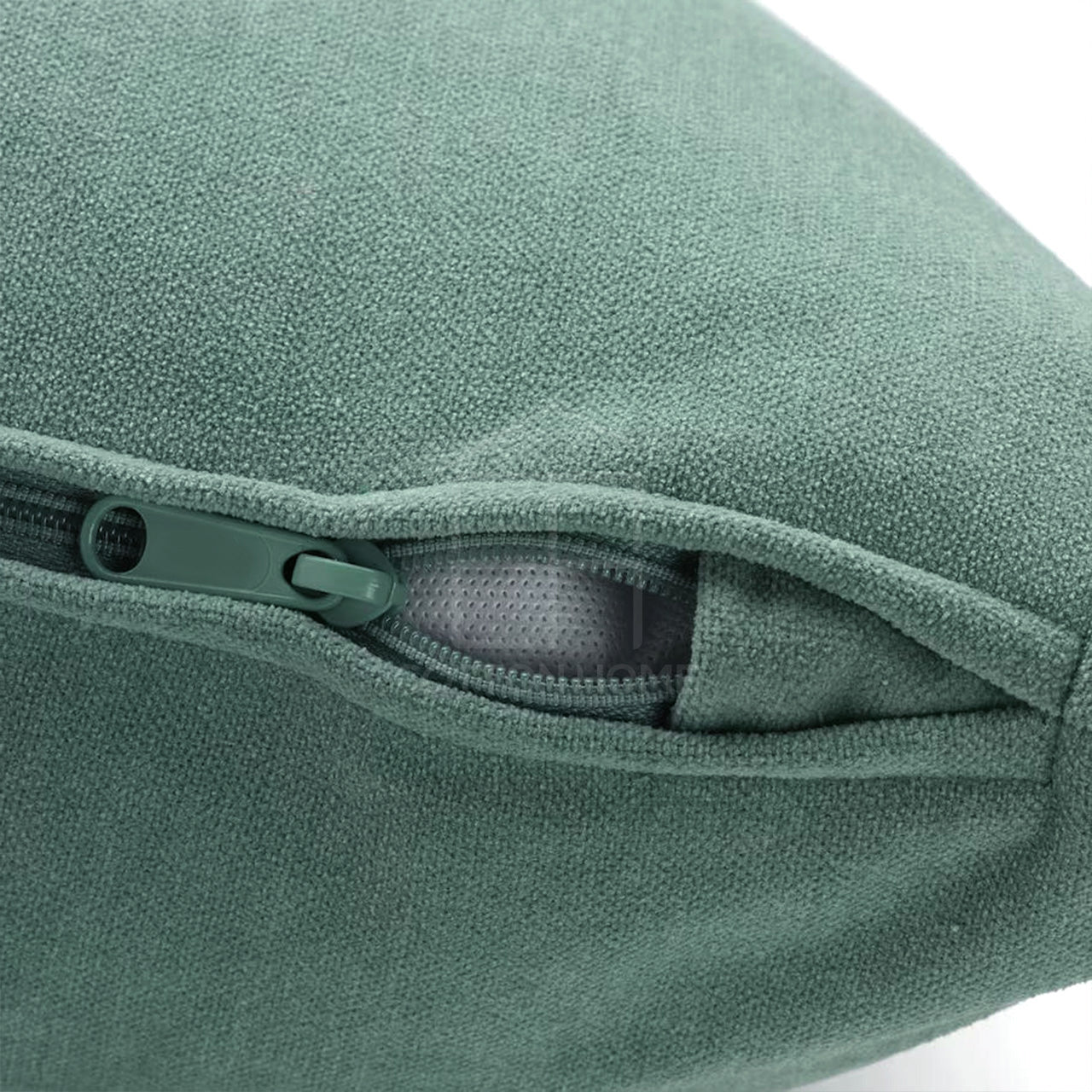 Moduler 4 Seater Chaise Longue Sofa L126cm x W328cm x H104cm Light Green - Cotton Home